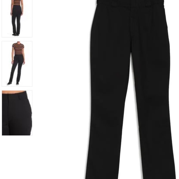 NWT DICKIES Twill Worker Straight Leg Pants Juniors SZ 11 - Picture 1 of 4